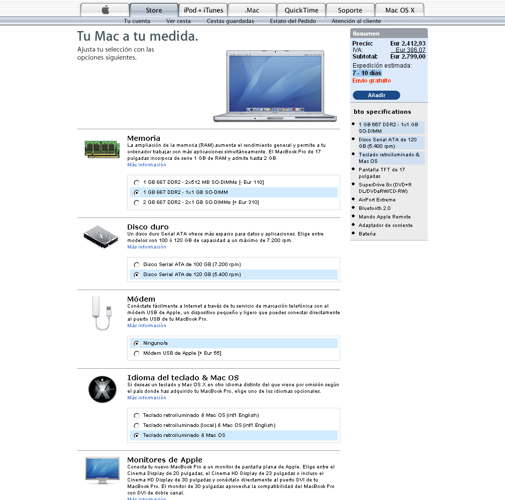 Apple MBP 17