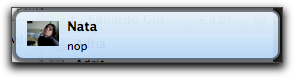 Mensaje recibido - Skype