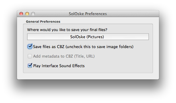Preferences Screen…